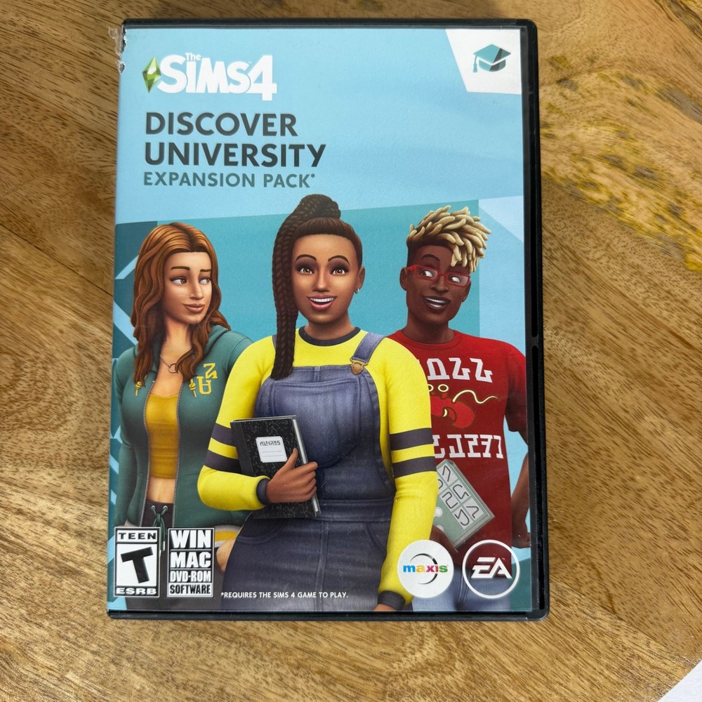 The Sims 4 Discover University Expansion Pack PC Mac DVD Software EA Maxis